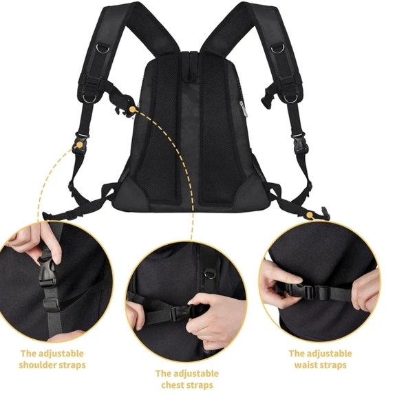 Pet Carrier Backpack for Dogs - Black - Picture 7 of 16